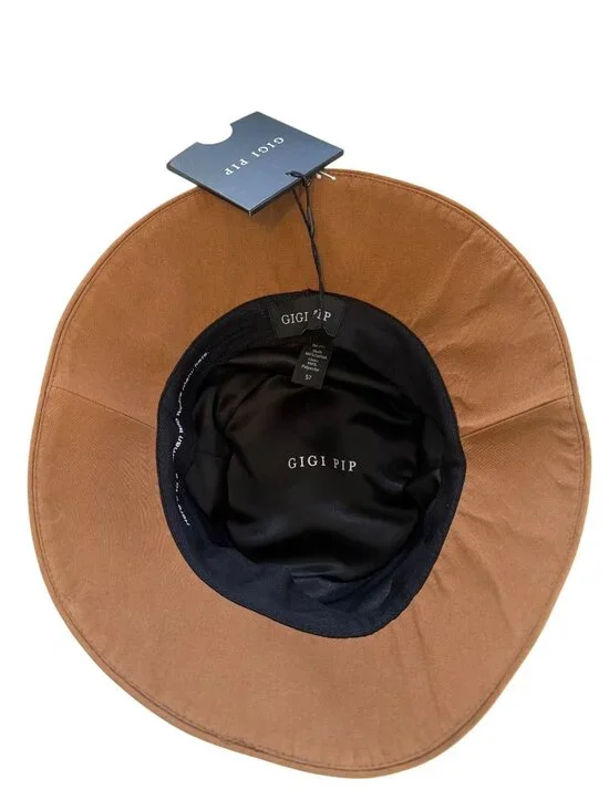 NWT Gigi Pip Brown Rylee Bucket Hat S/M 57 MSRP$64.00 - Picture 12 of 15